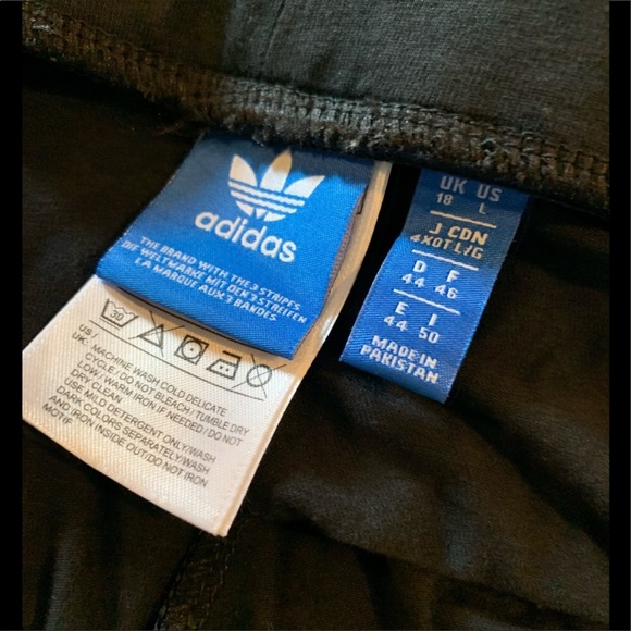 ADIDAS LEGGINGS TREFOIL BLACK/WHITE LEGGINGS - Picture 12 of 16